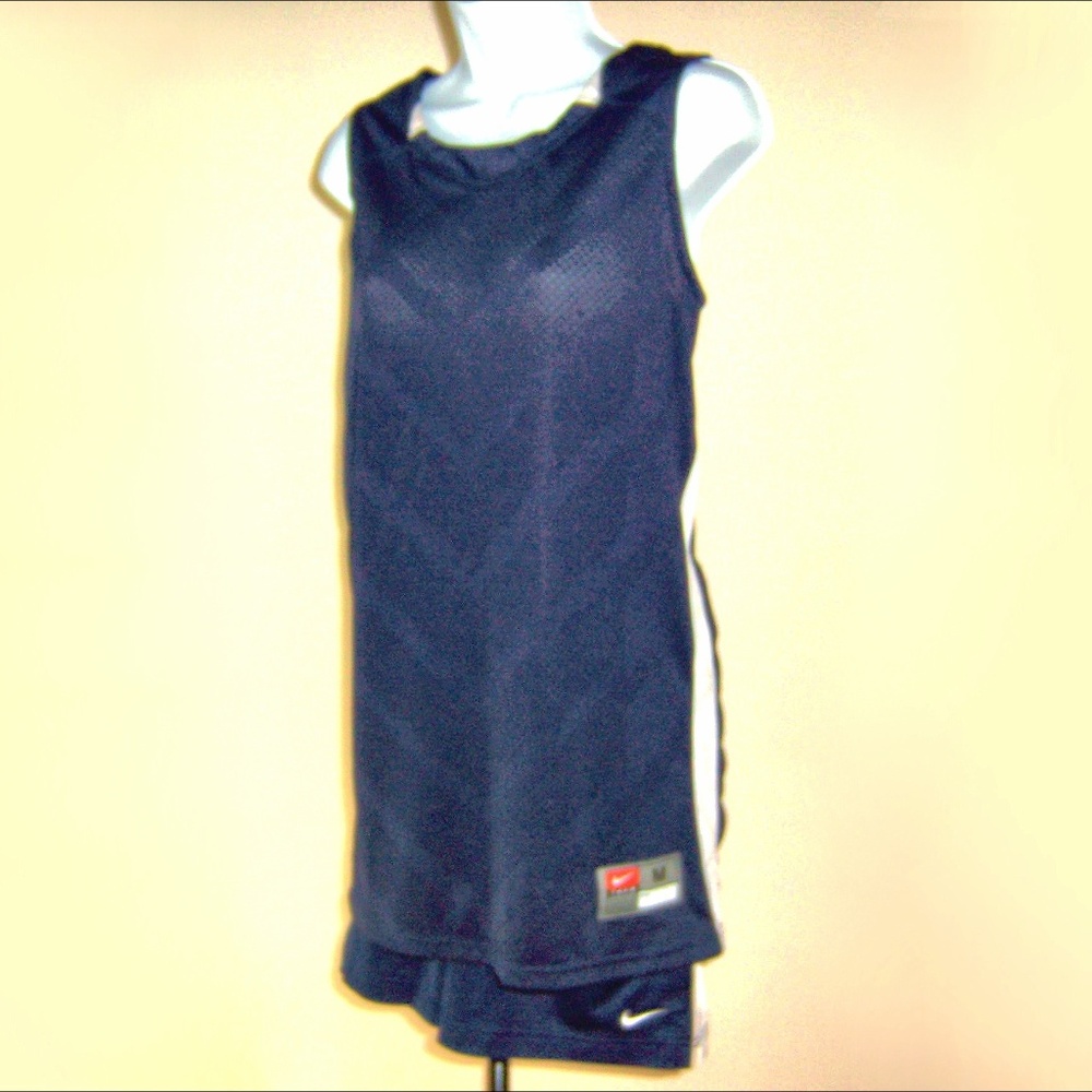 Blue NIKE Team Fit Dry Tank Top Women's Medium